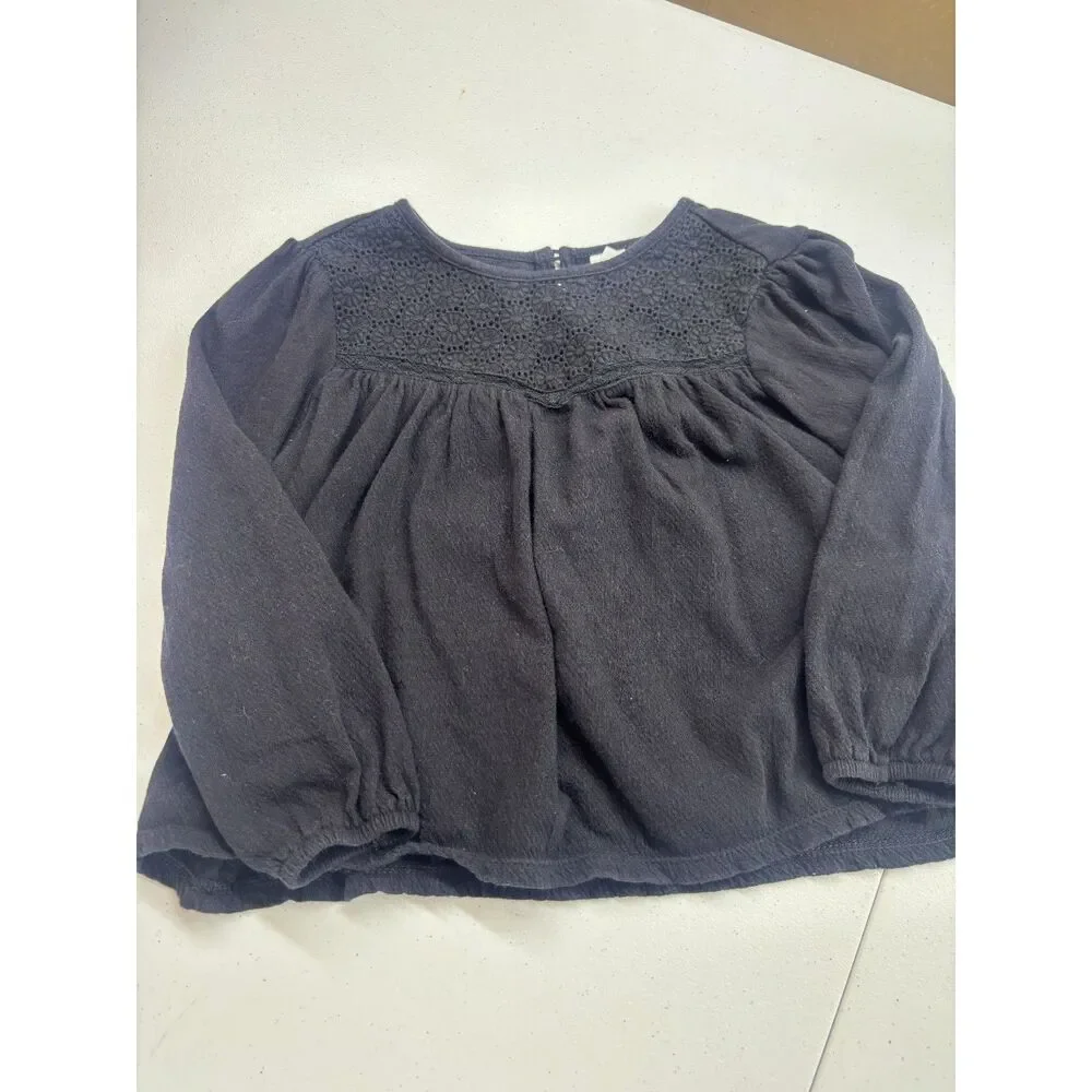 Girl's Old Navy Black L/S Shirt size 4t