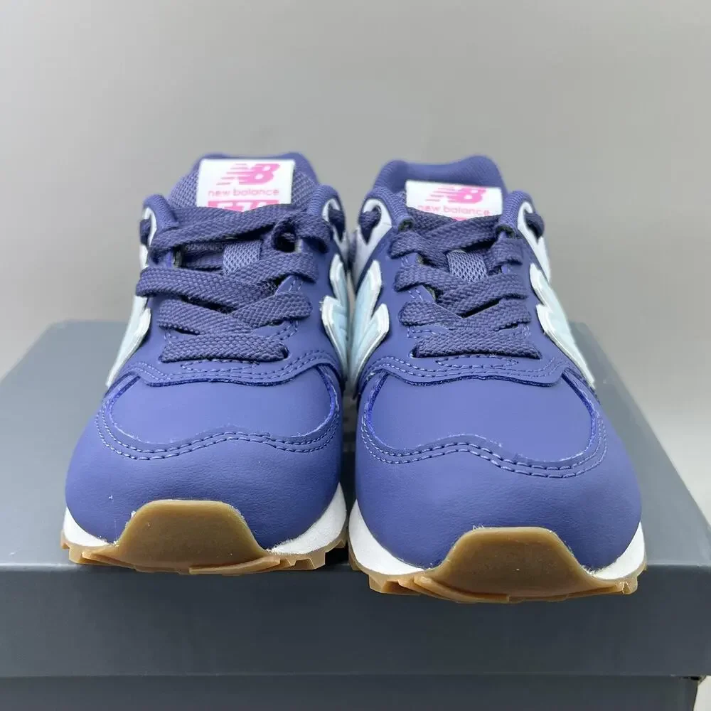 New Balance 574 Shoes Kids Size 12 US Blue Pink Running Comfort Low Sneakers