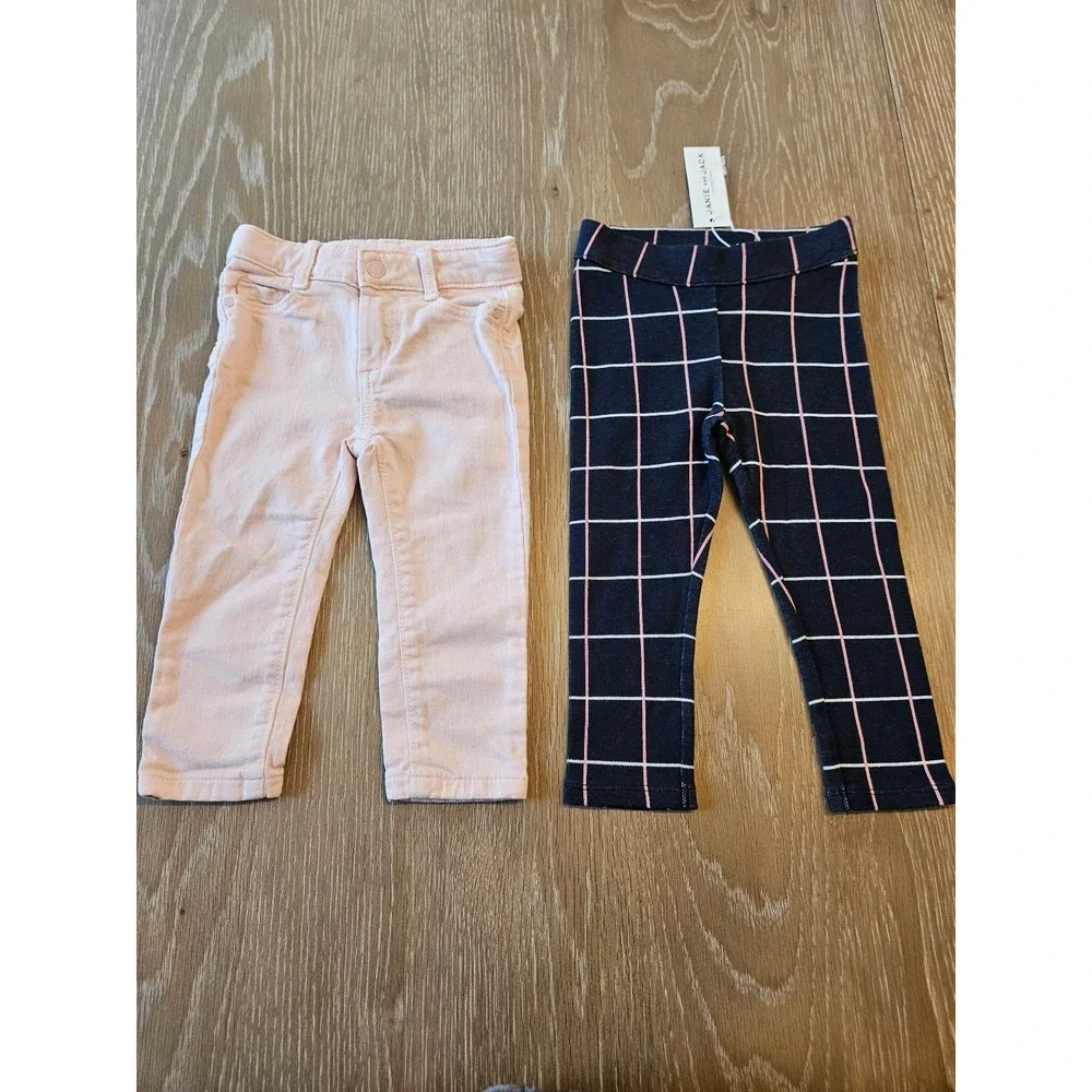 Janie and jack baby girl pants set 18-24 mos‎