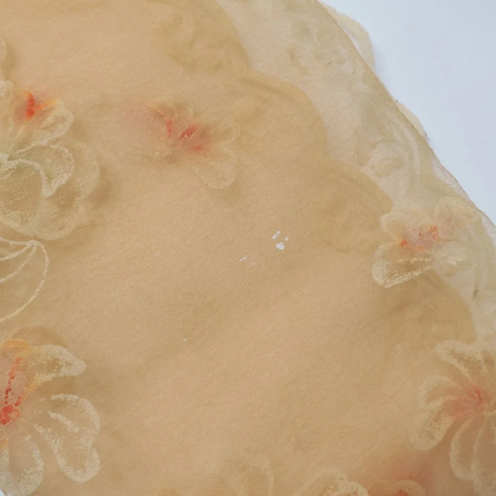 Vintage floral embroidered