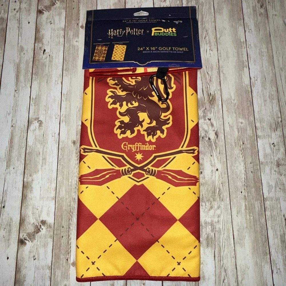 NWT Harry Potter Griffondor‎ X Putt Buddies Golf Towel 24