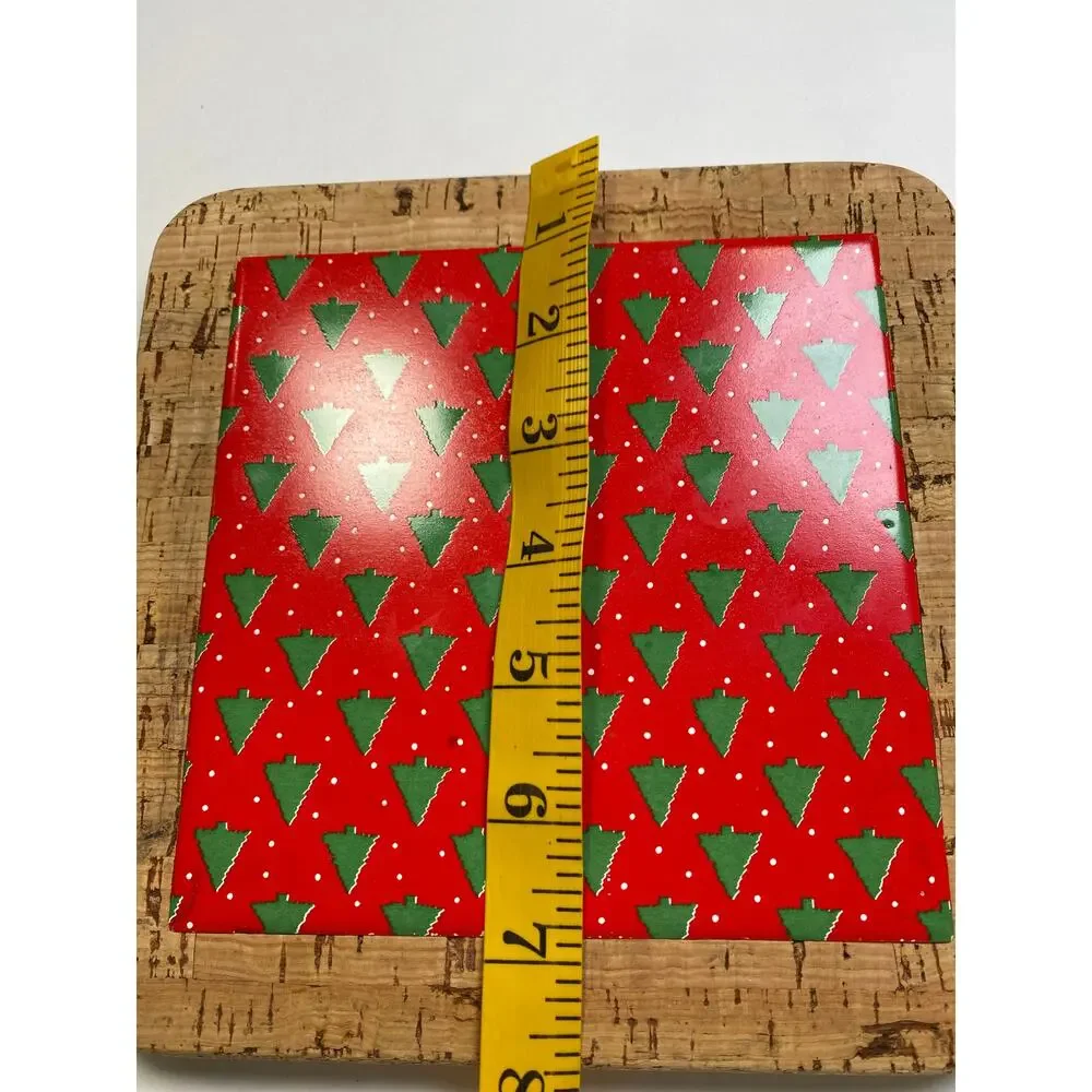 Vintage‎ Knobler Christmas Tree Holiday Trivet Portugal 7.5