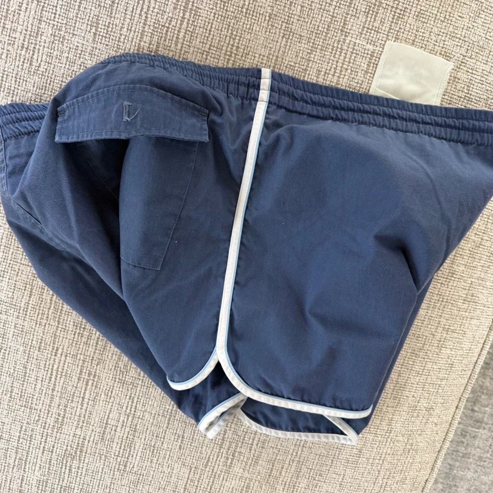 Vintage‎ 70's Islander Mens Blue Swim Trunks Shorts Sz 36-38 Retro