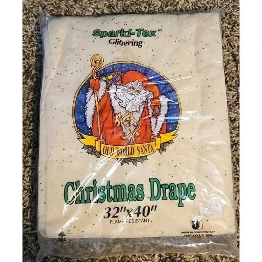 NEW Vintage Sparkle Christmas Drape Sparkle 32