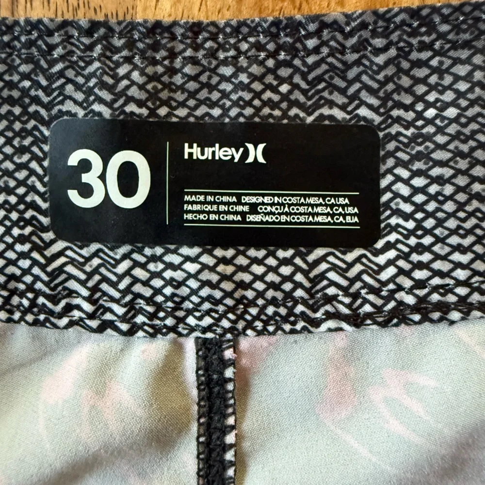 Hurley Geometric Patterned Swim‎ Shorts