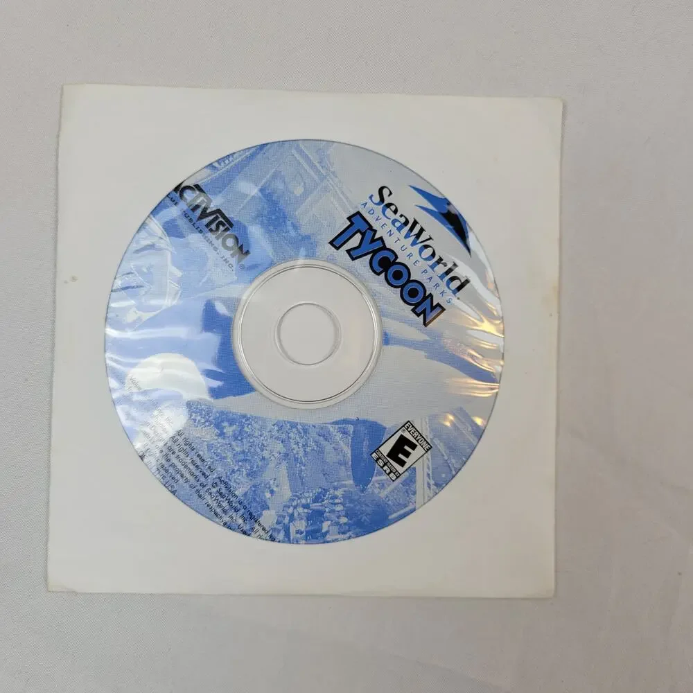 Seaworld Tycoon Activision CD