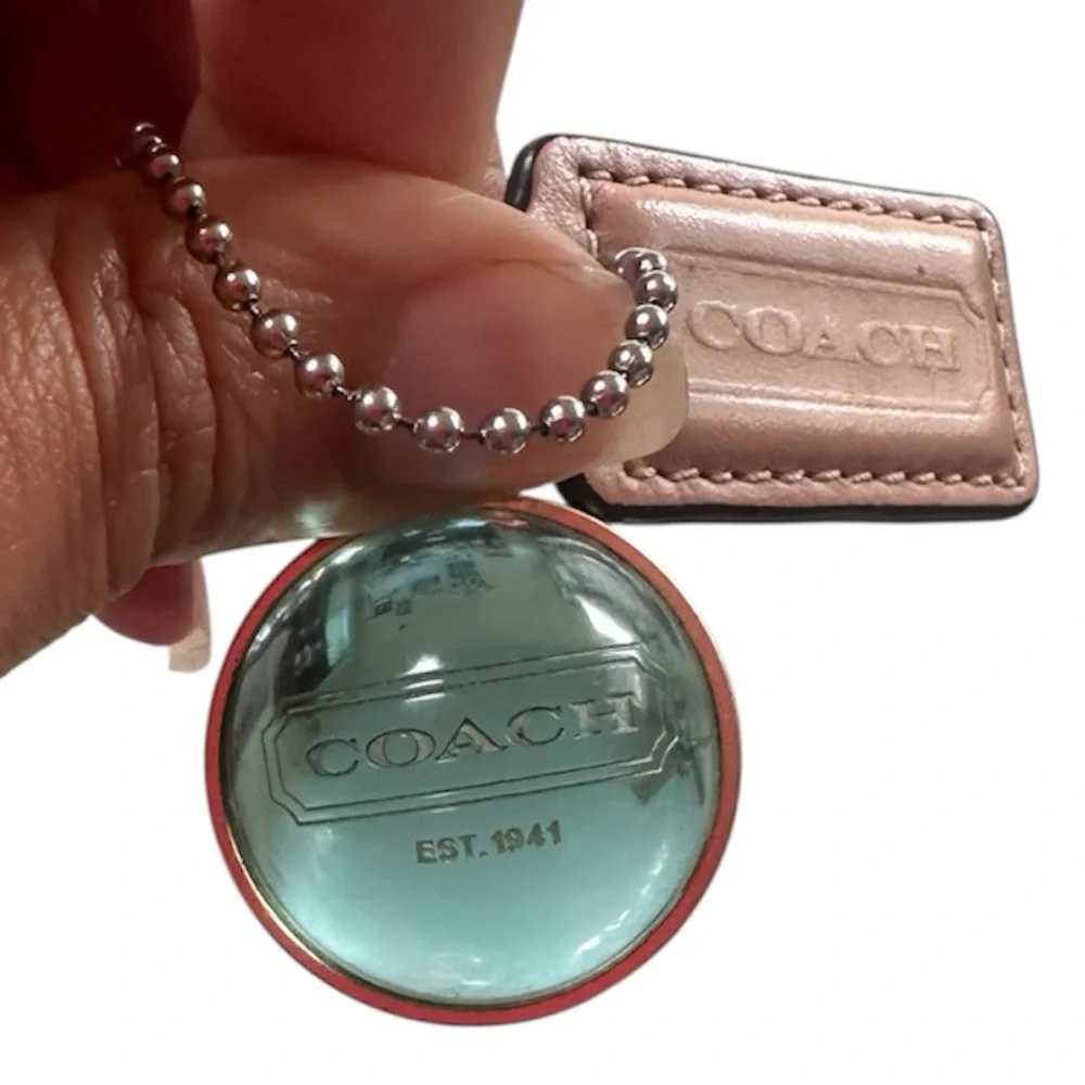 RARE Coach Y2K Orb Charm + Hang Tag