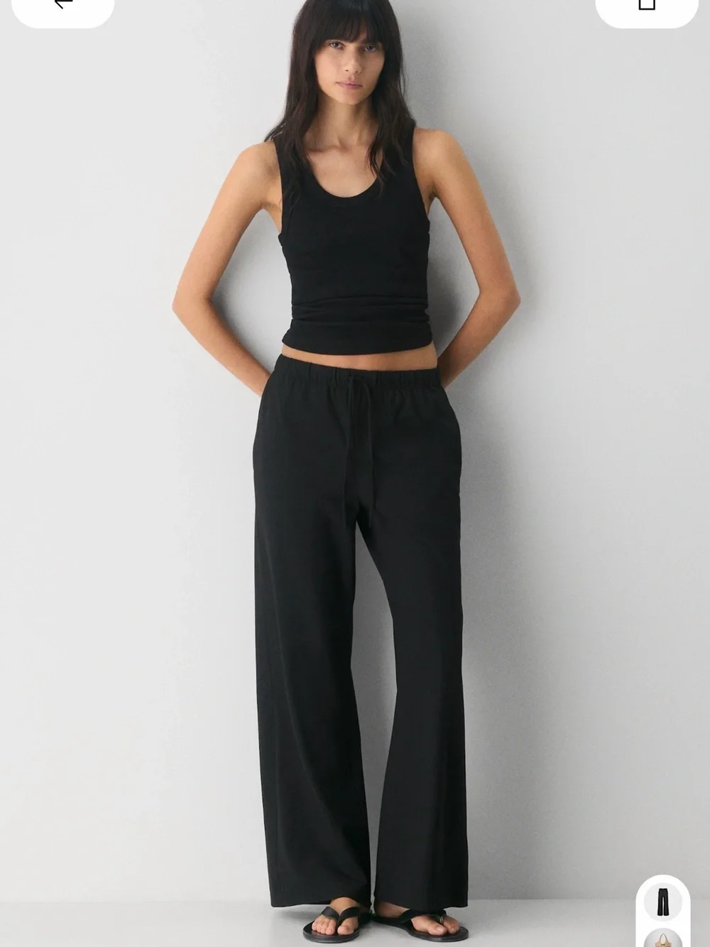 Aritzia relaxed wide