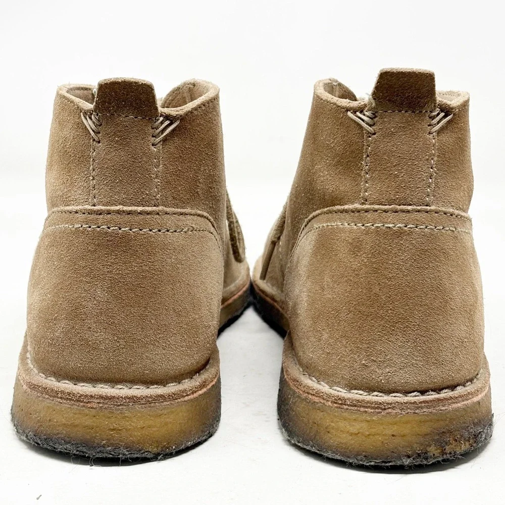 L.L. Bean Men's Tan Suede Leather Chukka Desert Boots 11 M Crepe Sole