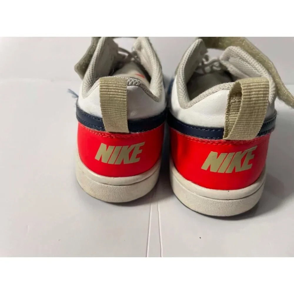 Nike white blue