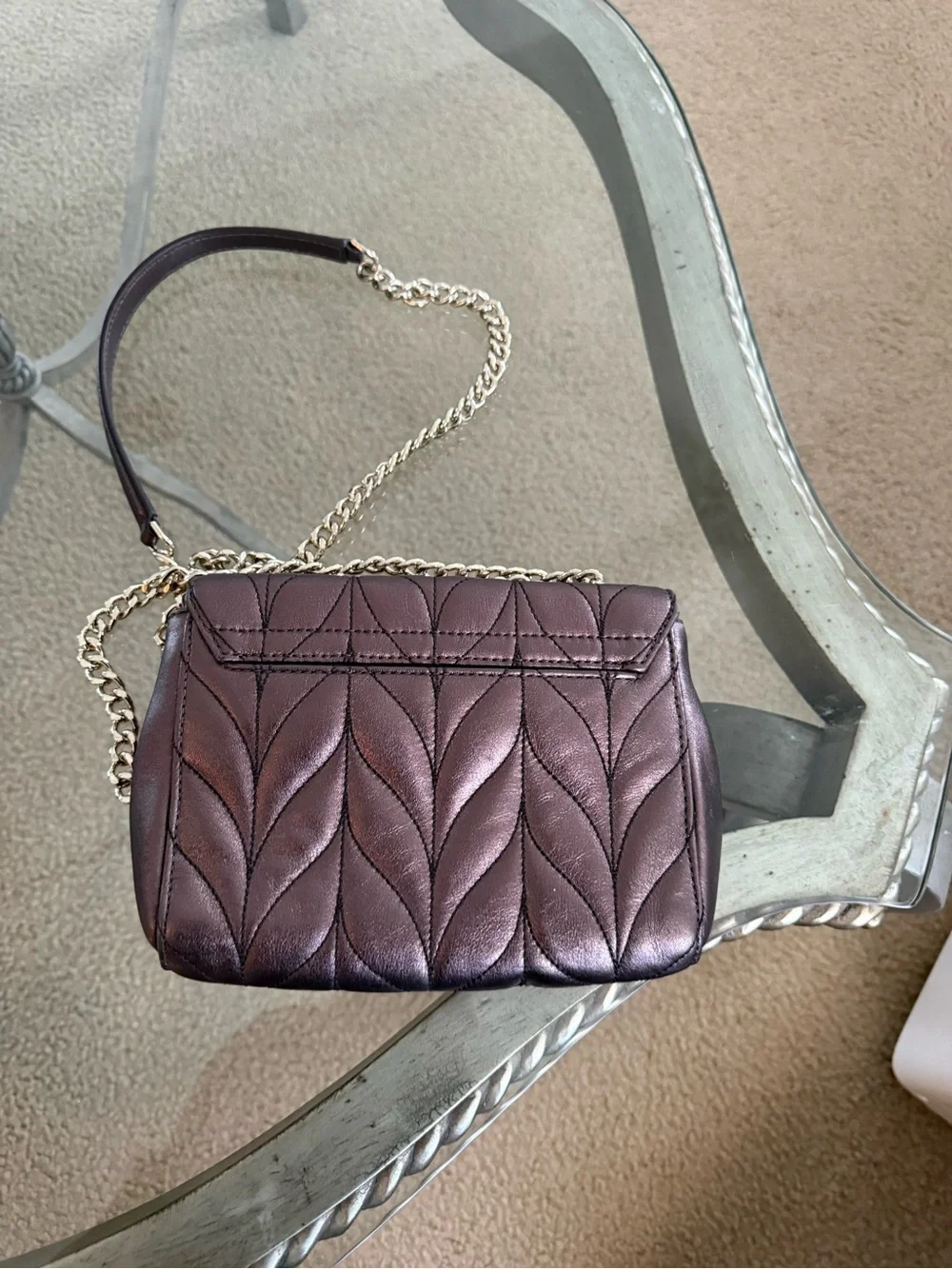 kate spade quilted leather