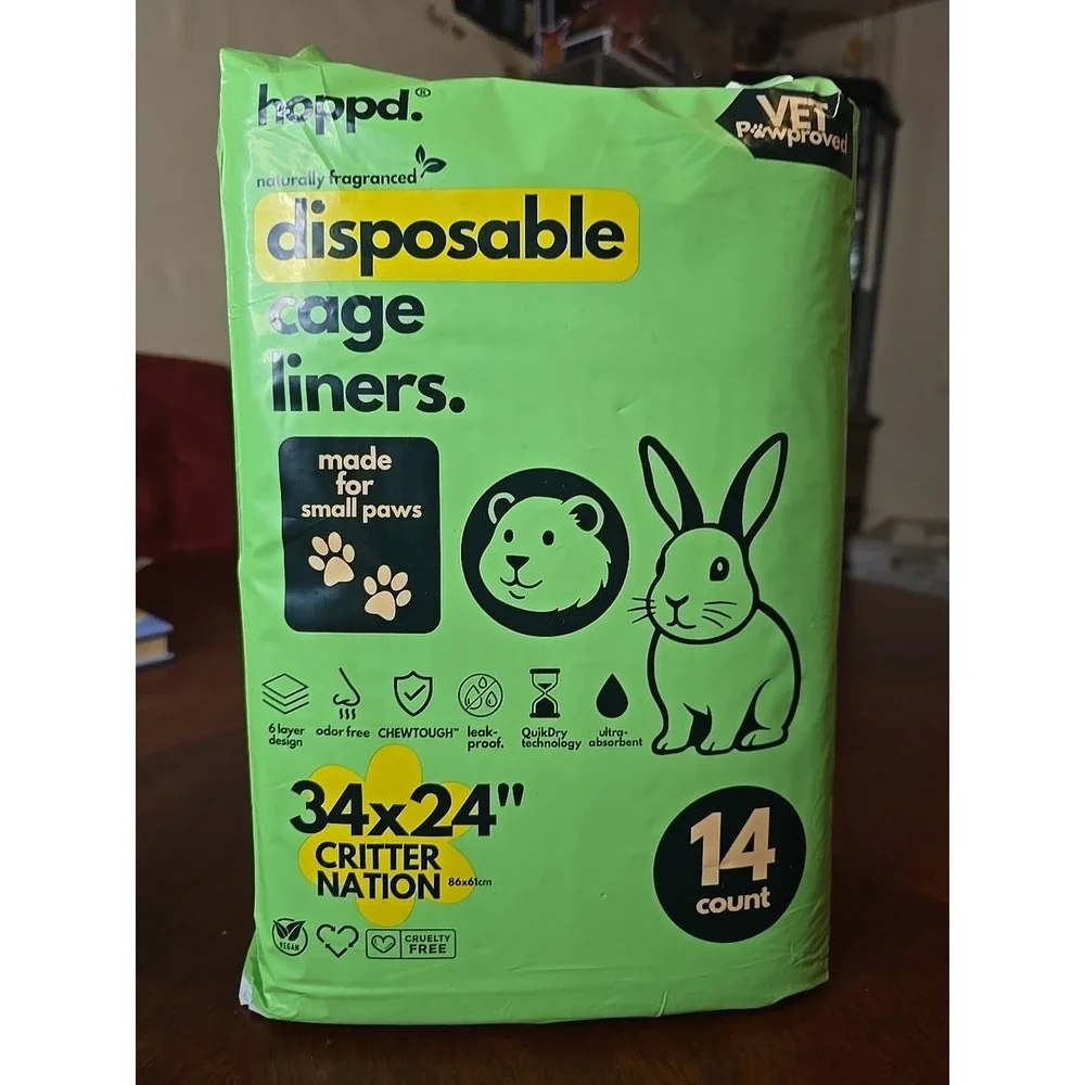 Hoppd‎ Disposable Cage Liners For Critters