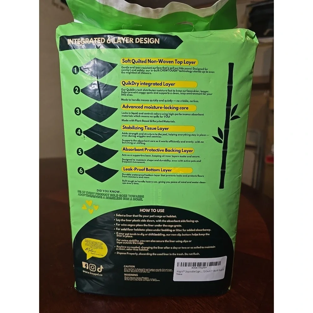 Hoppd‎ Disposable Cage Liners For Critters