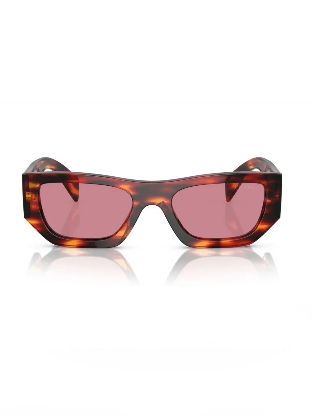 NEW Prada PR A01S 13O80B 53-20-145 Unisex  Havana Red Sunglasses Authentic $560
