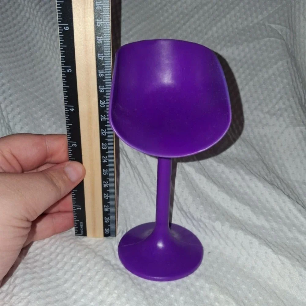 Barbie Dollhouse Furniture Purple Tulip Barstool by Mattel‎