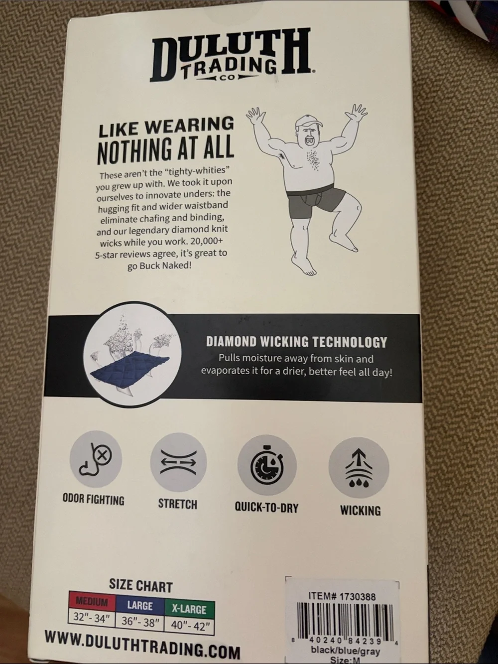 Duluth Trading Co new package