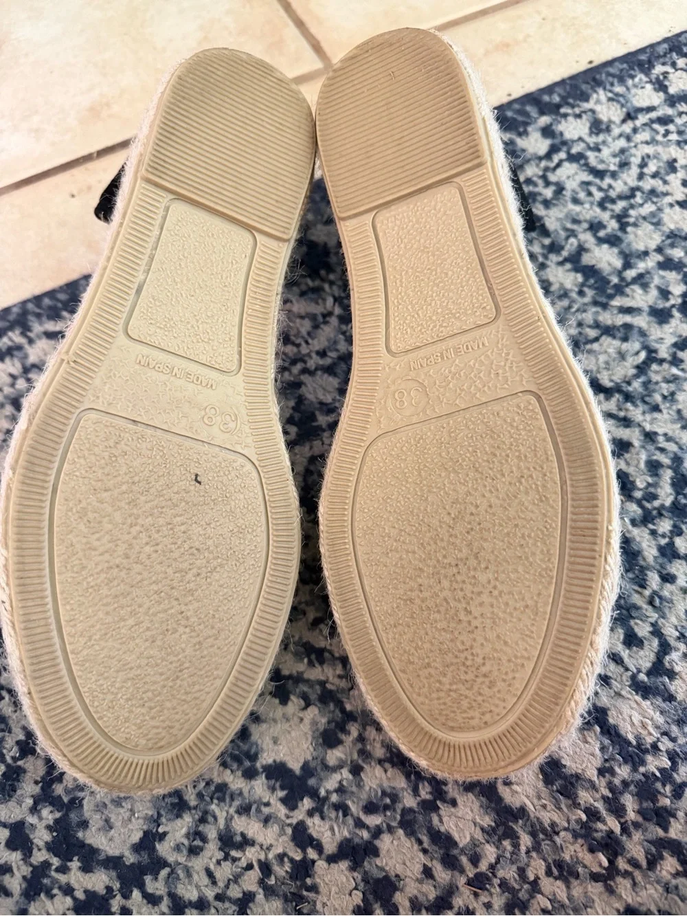 Toni Pons Black Suede Espadrille Flats