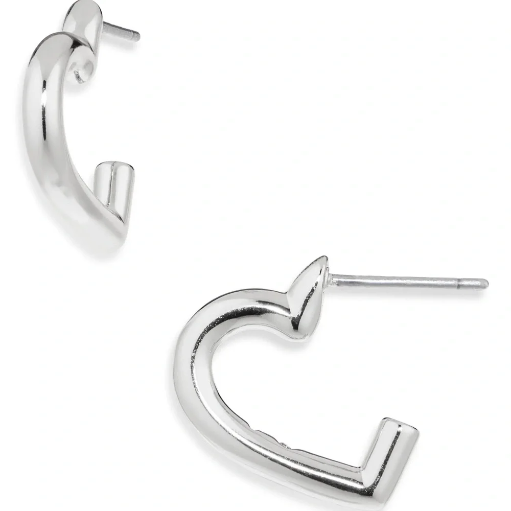 Price Firm - KATE SPADE Heart You Hoop Earrings
