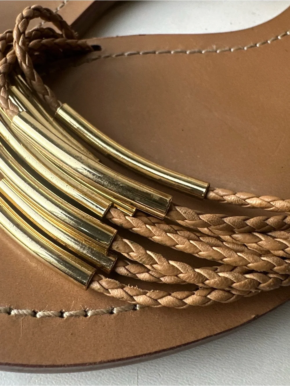 Tory Burch braided straps