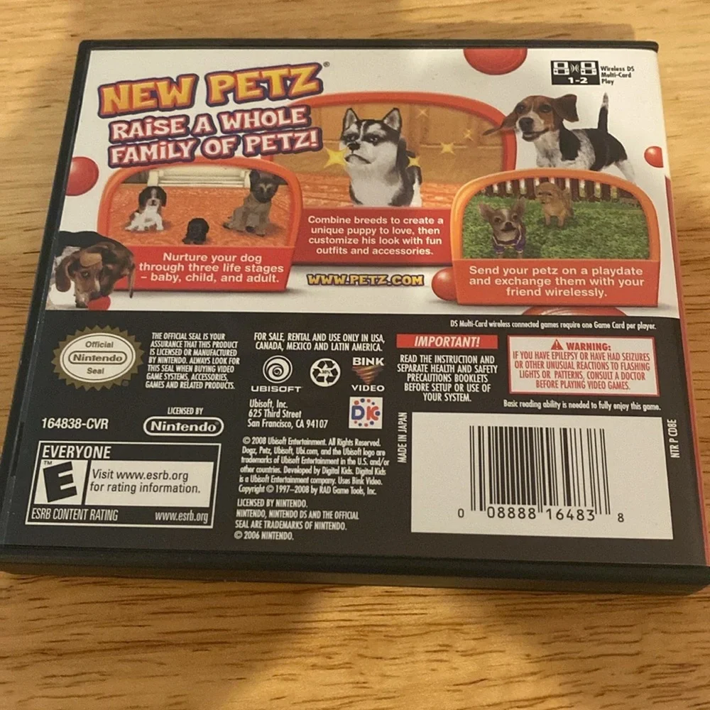 Nintendo includes game