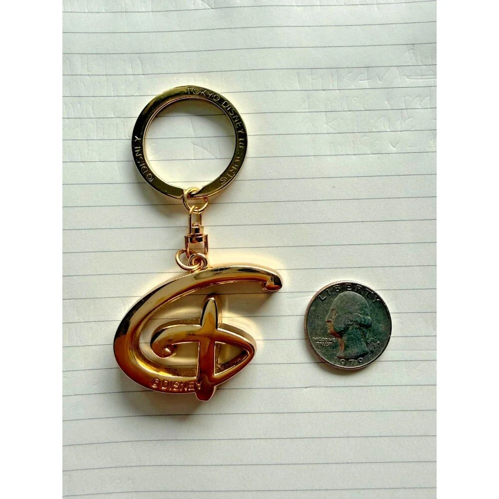 Tokyo Disney Resort Gold Initial 