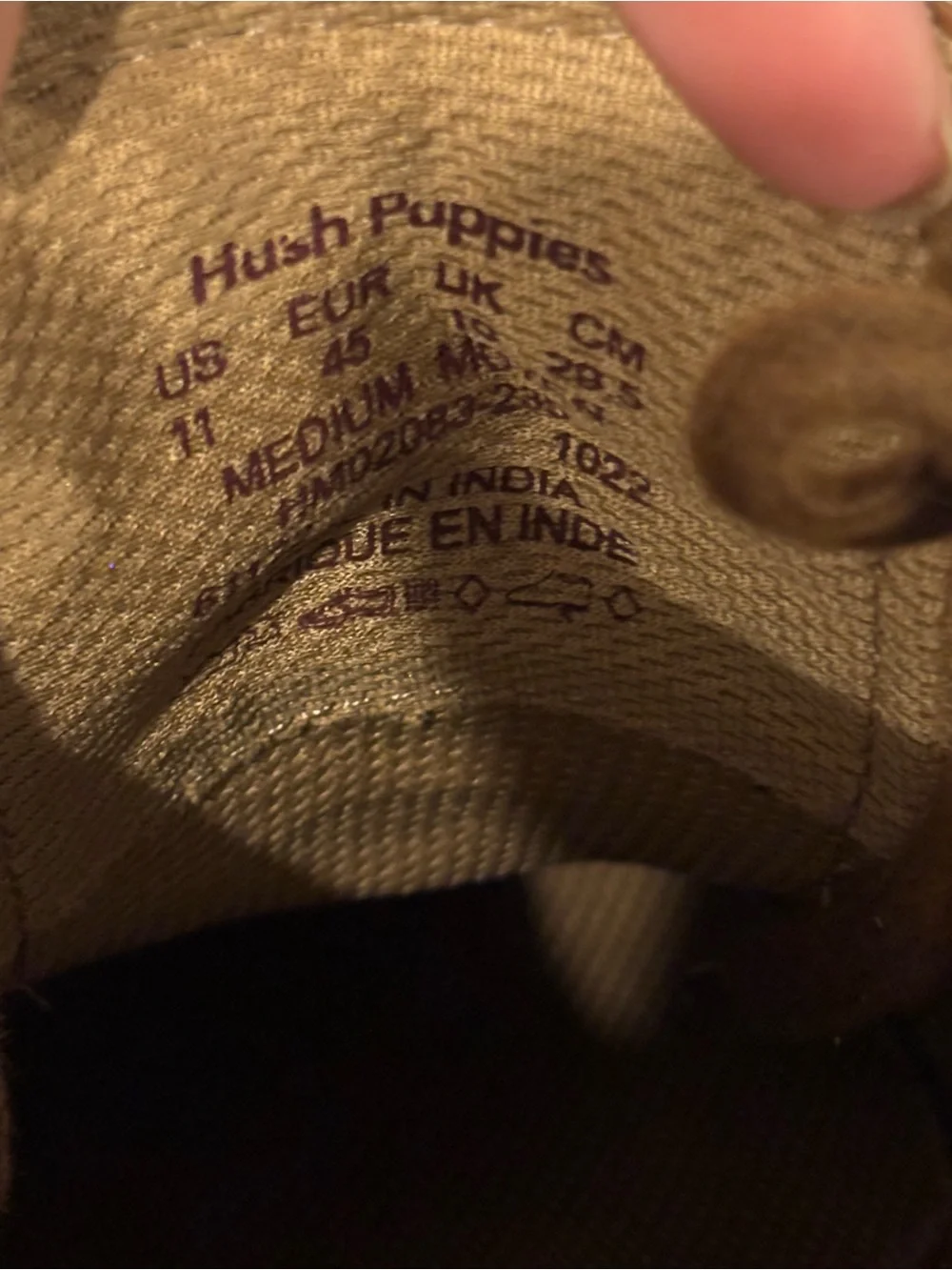 Hush Puppies smooth leather