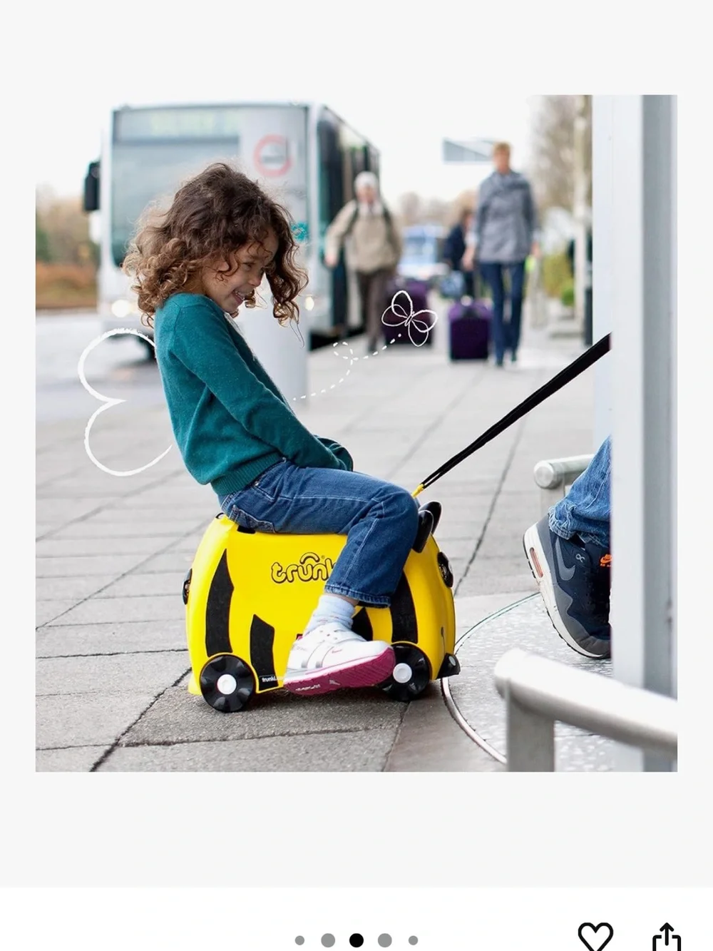 Trunki ride suitcase
