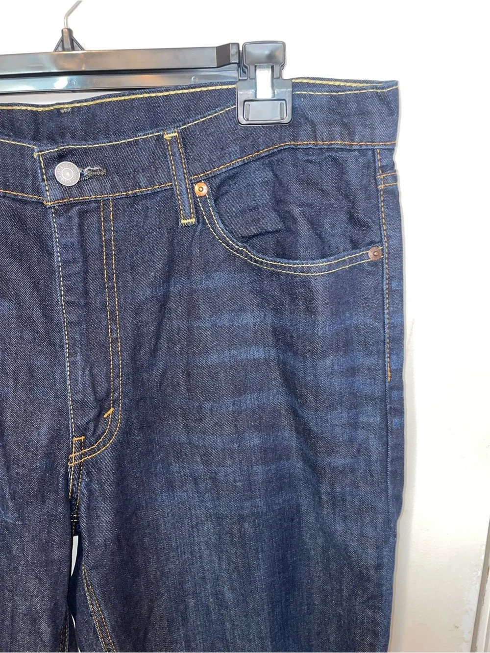 Levis pairs dark waist