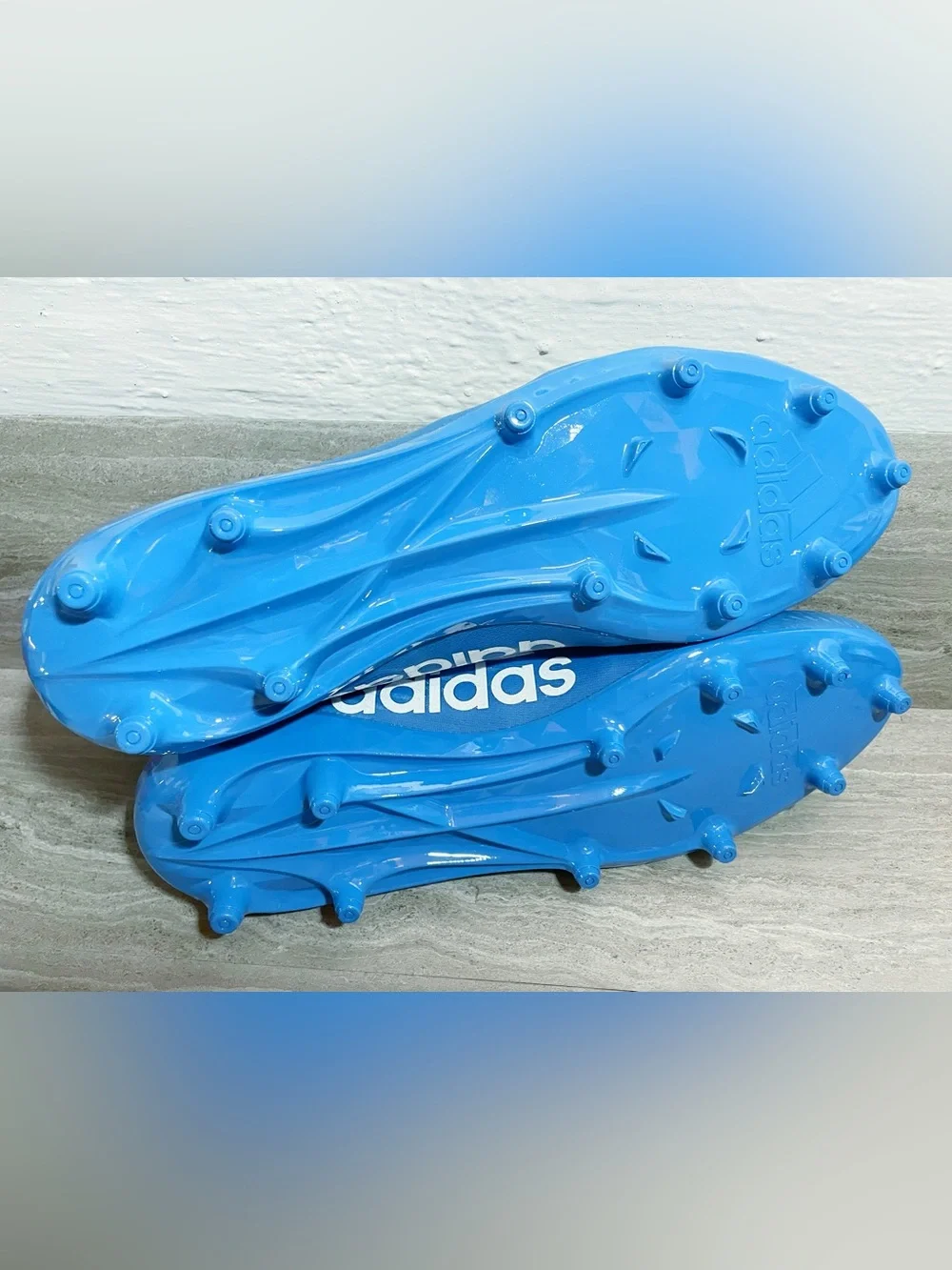 Brand New Adidas adizero Baby Blue Men's Football Cleats 13.5