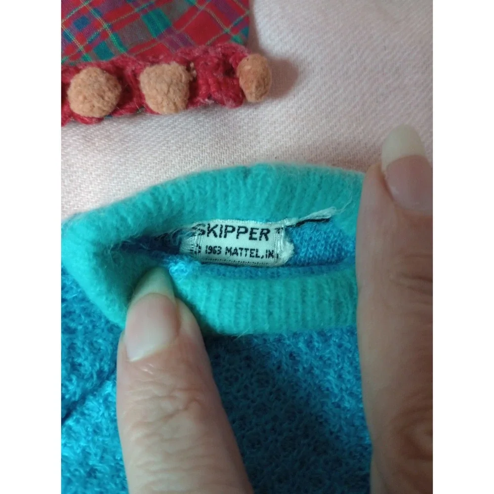 Vintage Mattel Skipper Doll Clothes Lot Tagged 1963 Coat Dress Jacket Robe...