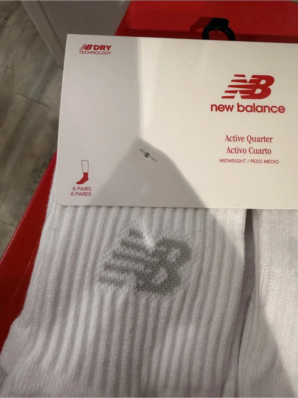 New Balance socks added