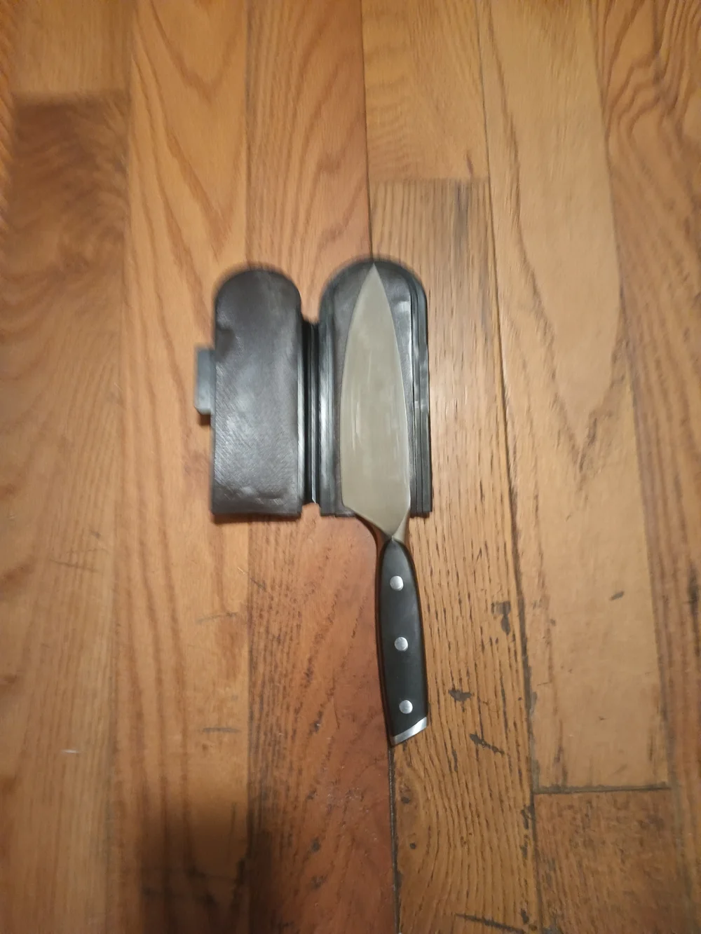 Wusthof Precision William Sonoma Chef Knife with Magnet cover.