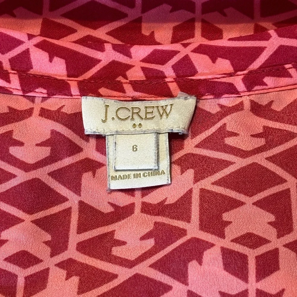 J. Crew bright geometric