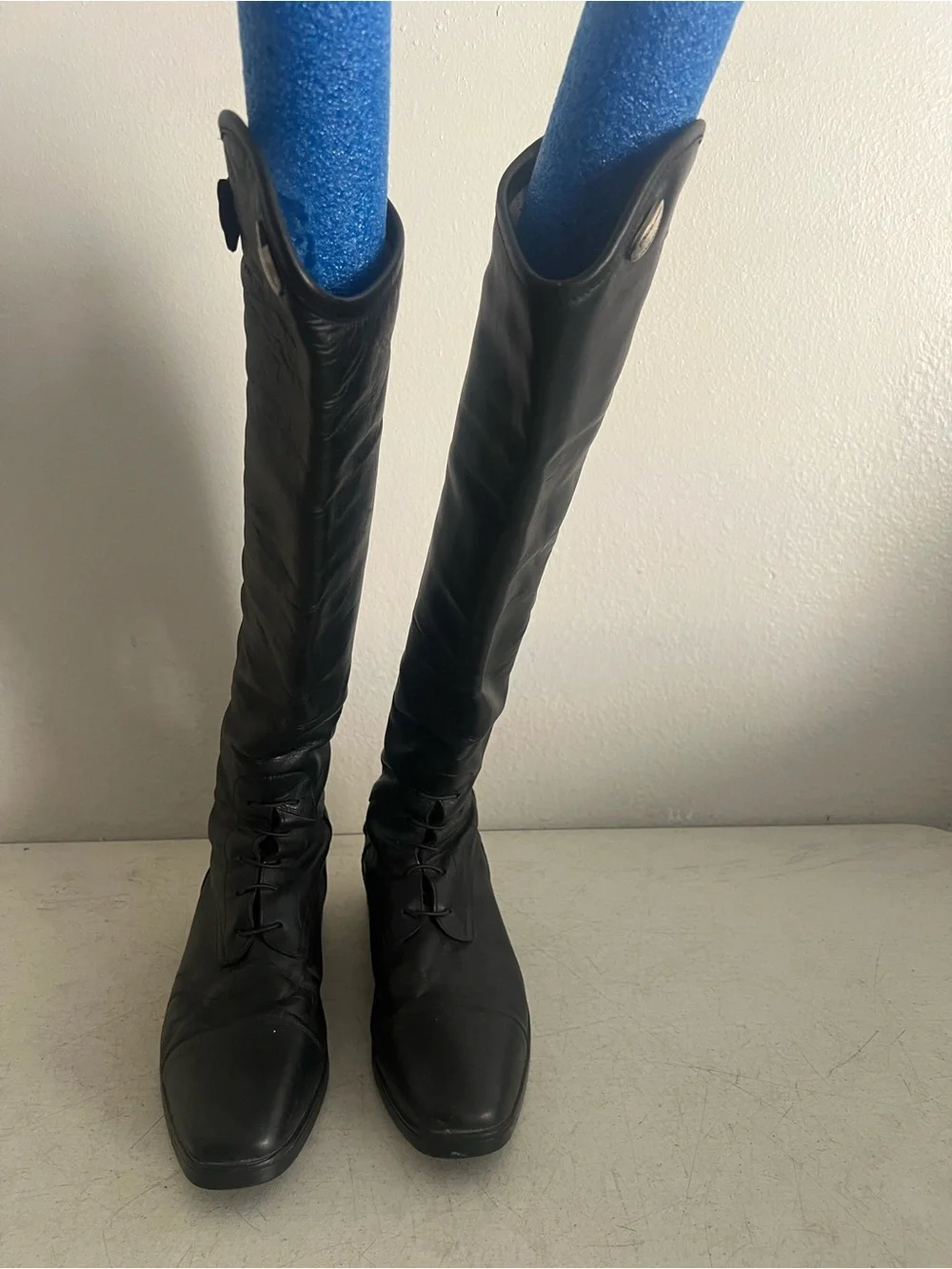Classic Black Over-the-Knee Riding Boots