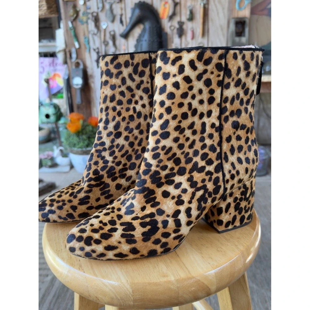 J. Crew crew leopard