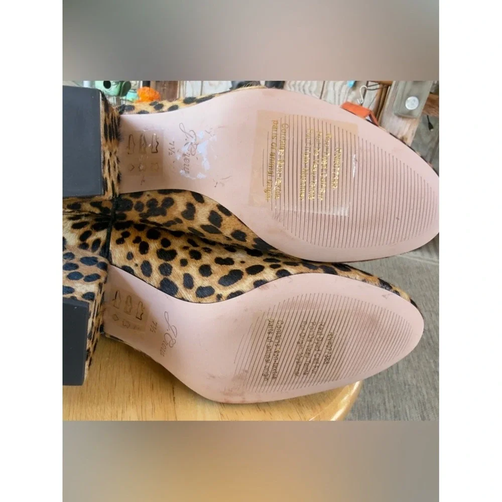 J. Crew crew leopard