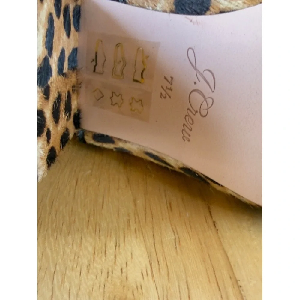 J. Crew crew leopard