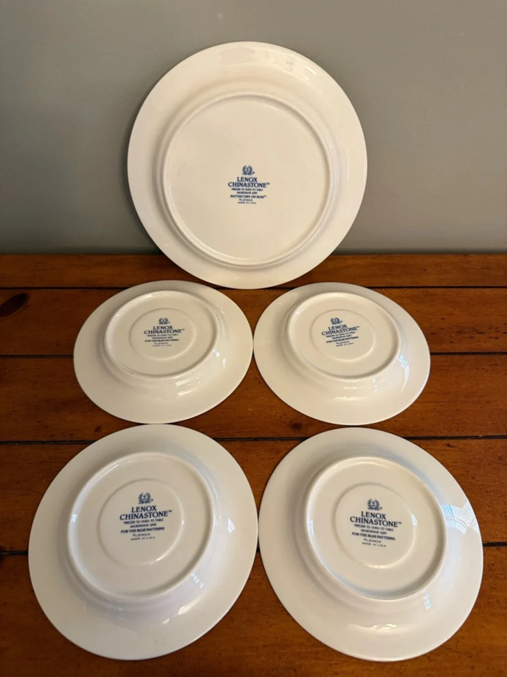 Lenox plate saucers salad