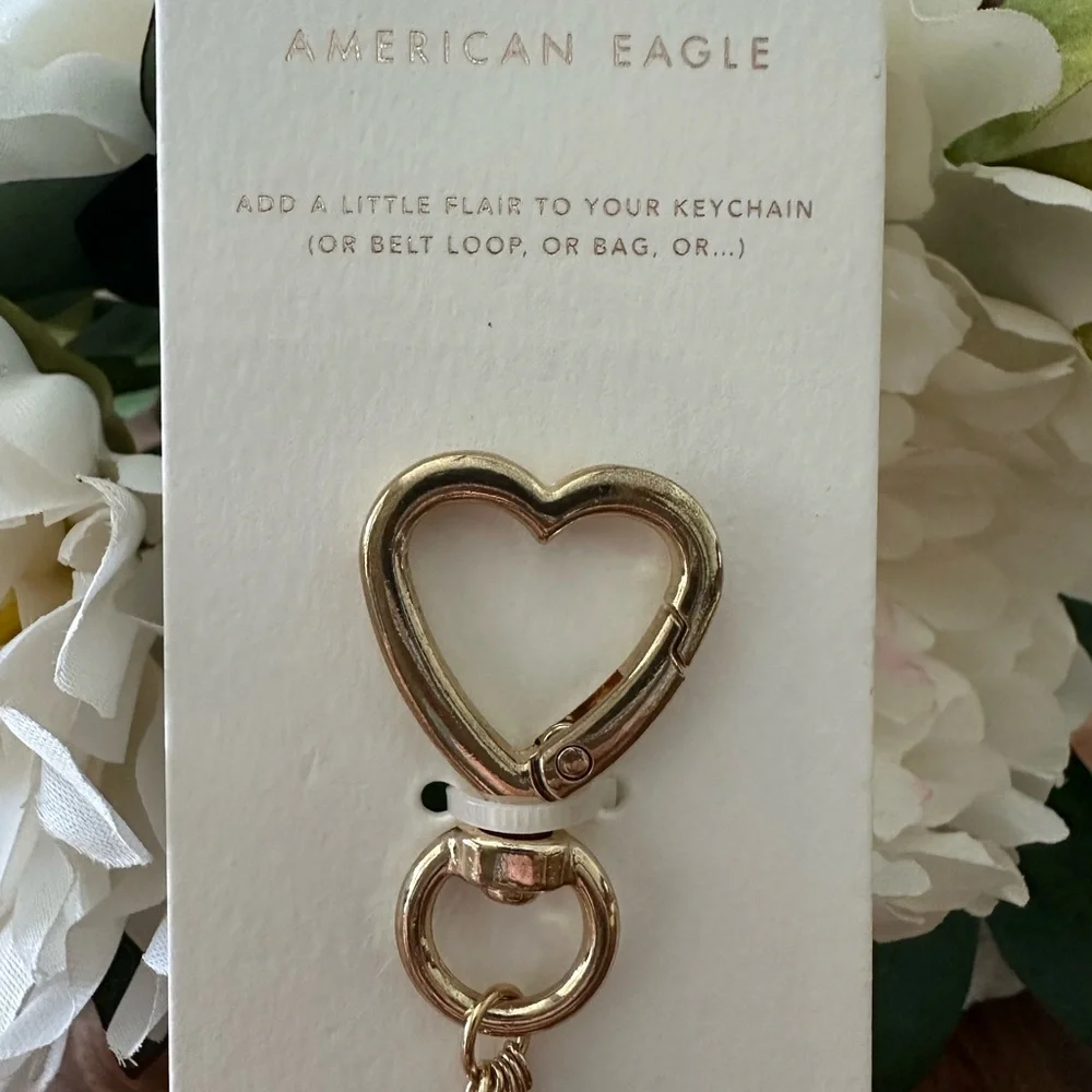 American Eagle Keychain Clip Charm