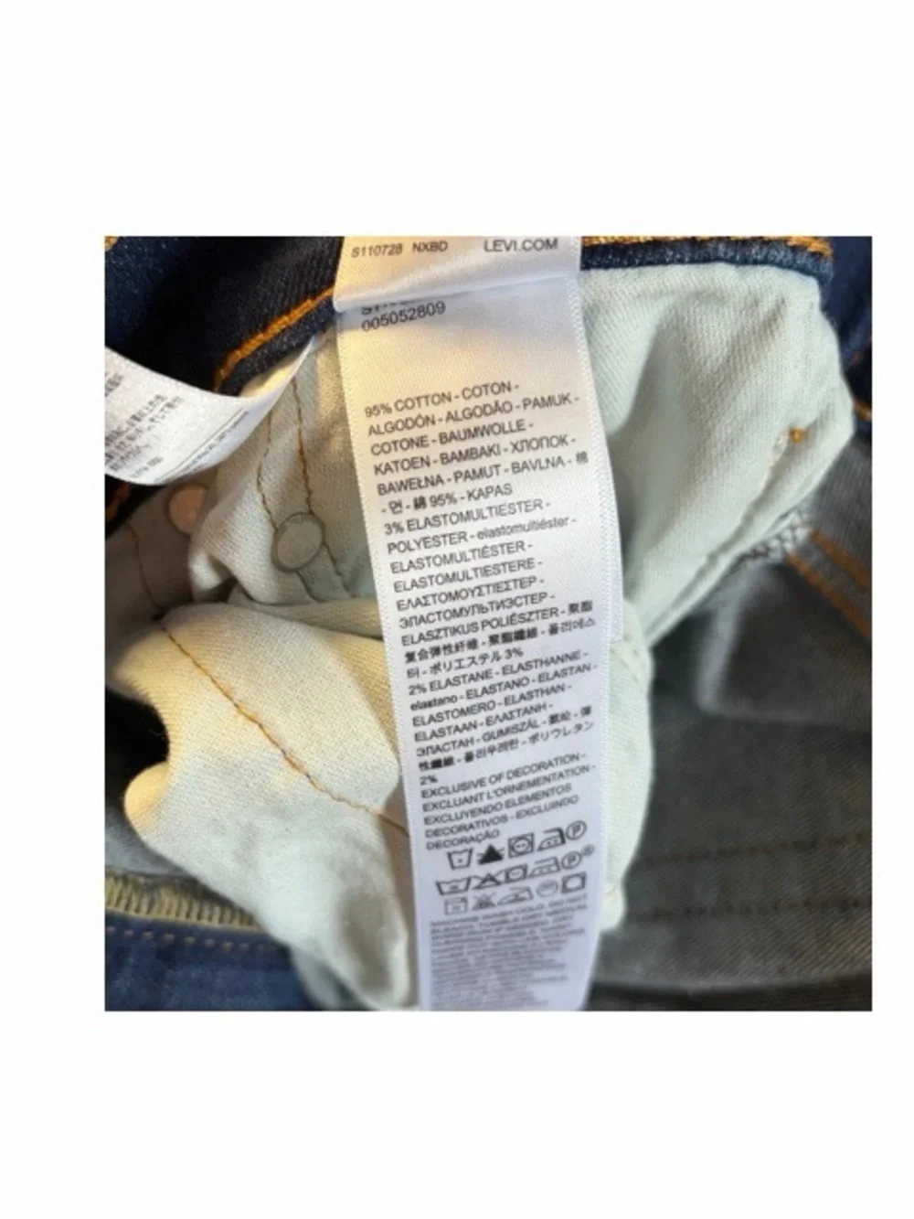 Levis dark wash