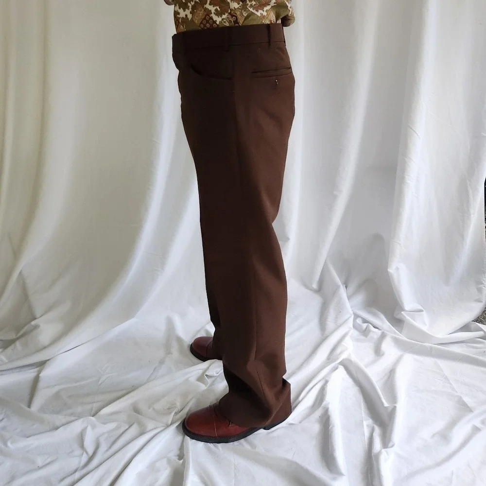 80s Brown Levi's‎ Sta-Prest Trousers