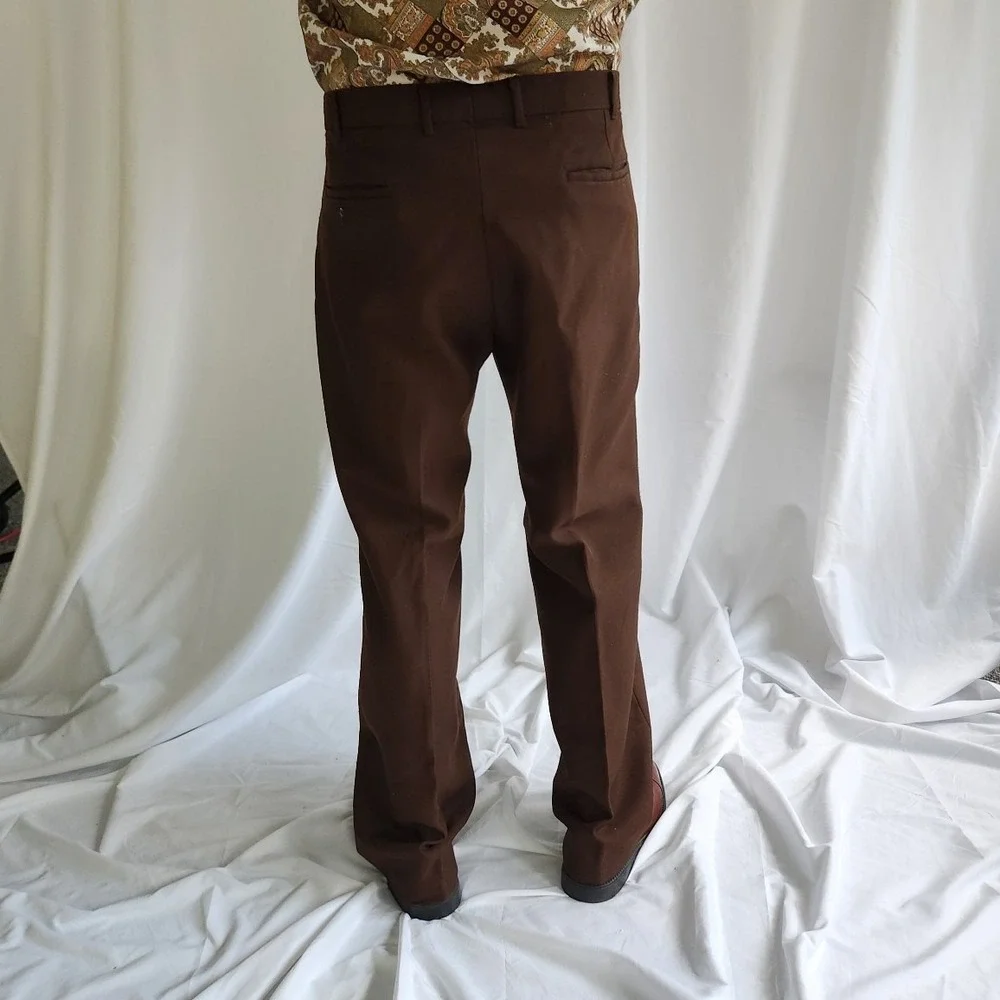 80s Brown Levi's‎ Sta-Prest Trousers