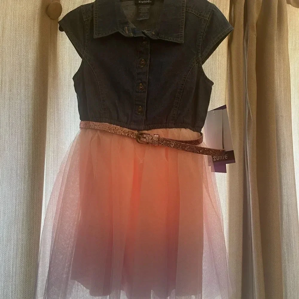 Zunie denim top