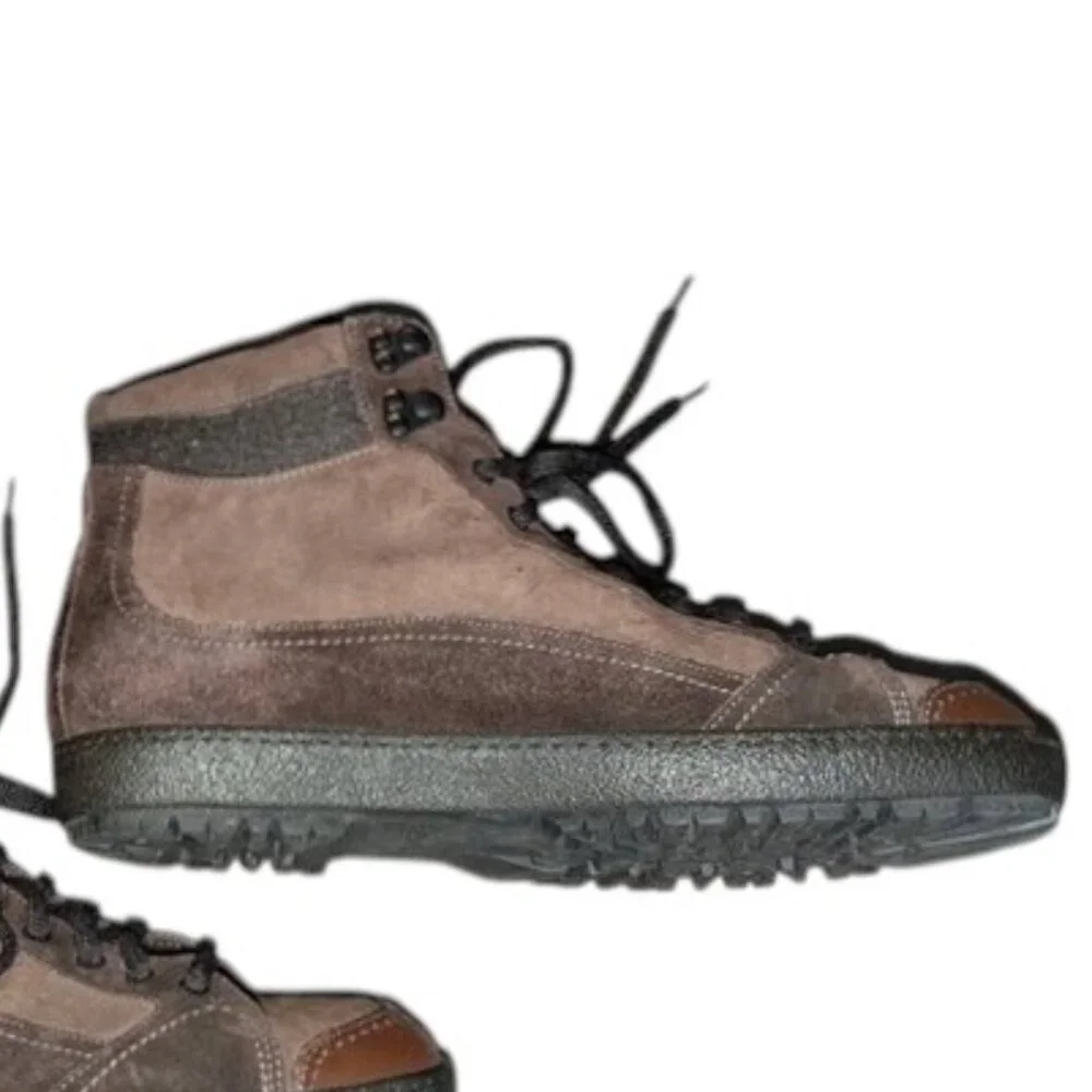 Santoni suede leather