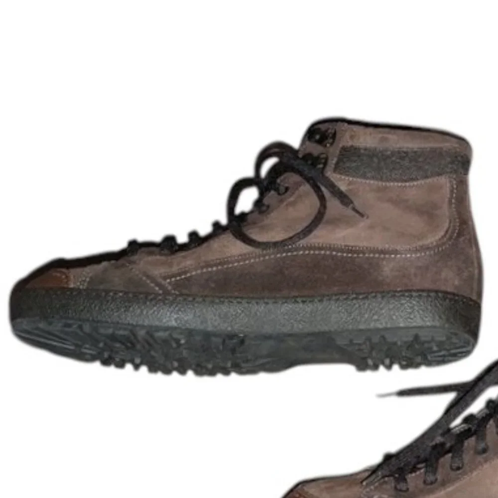 Santoni suede leather