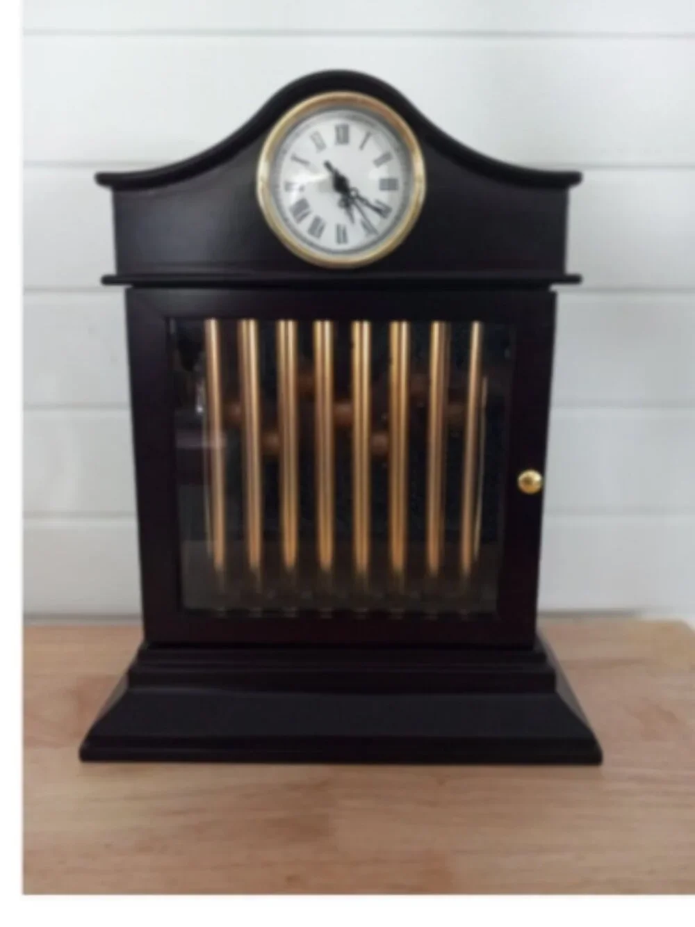 Mr. Christmas Gold Label Grand Chime Musical Clock w/ Adapter Tested Video