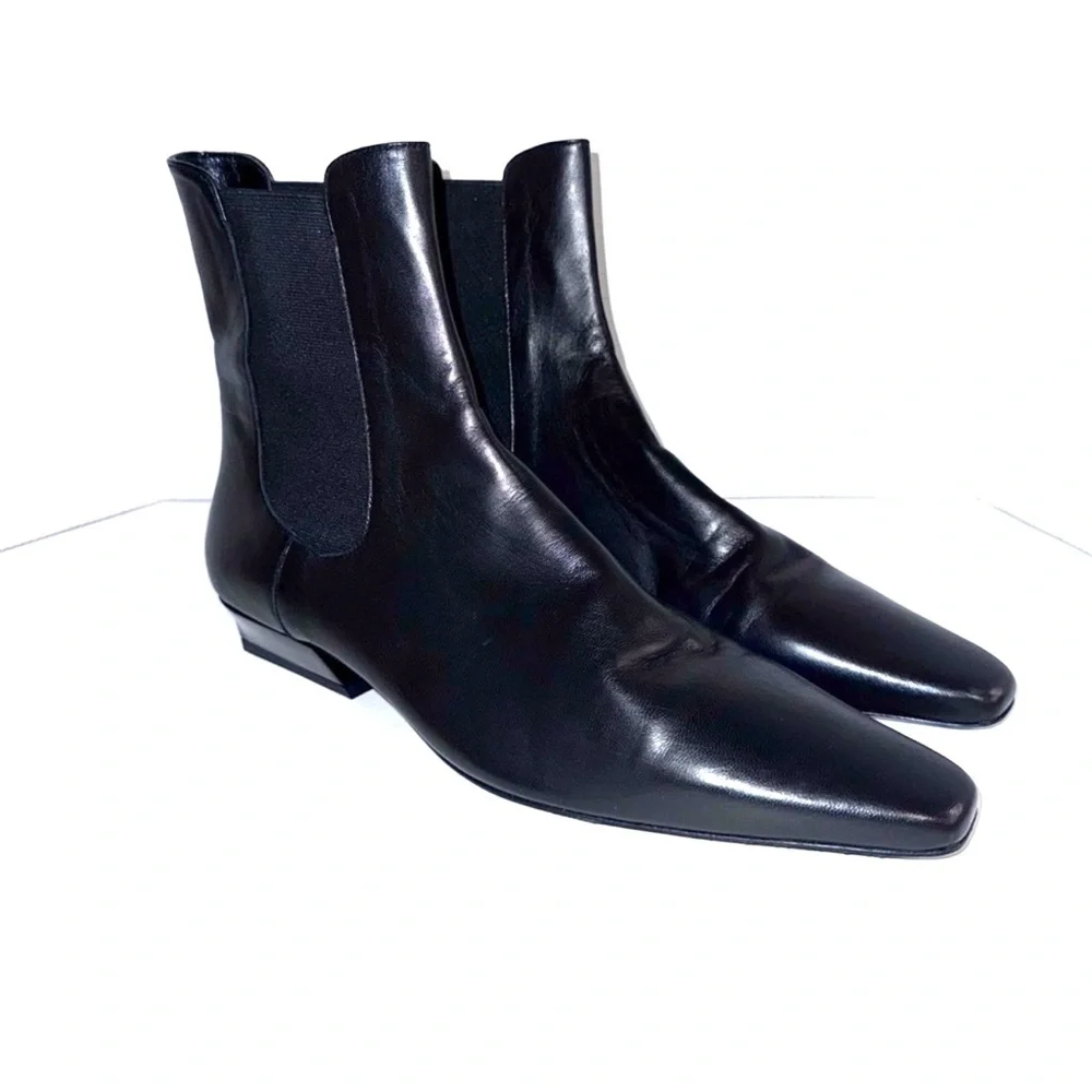Staud Wally Chelsea Black Ankle Booties 41.5=11.5