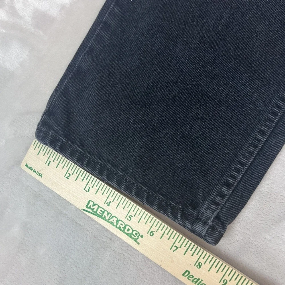 Y2K Levis 505 Jeans Mens 38x34 Black‎ Denim Straight Classic Grunge Americana