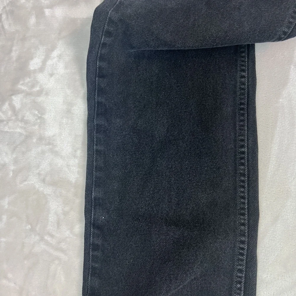 Y2K Levis 505 Jeans Mens 38x34 Black‎ Denim Straight Classic Grunge Americana