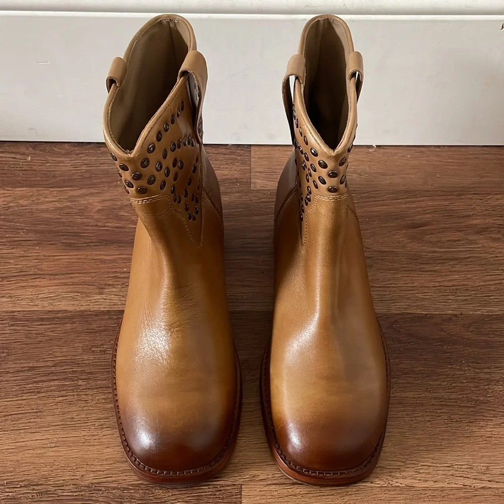 New Free People Harmony Studded Boots